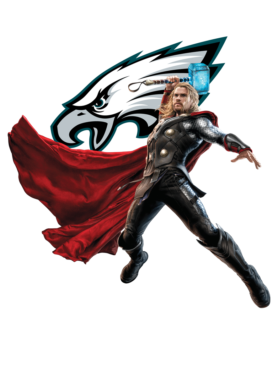 Philadelphia Eagles Thor Logo vinyl decal